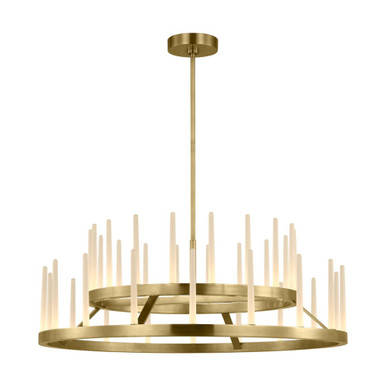 Sagrada 75W 36 LED 2 Tier Chandelier 36 Inch Wide by Visual Comfort Modern - SLCH81022