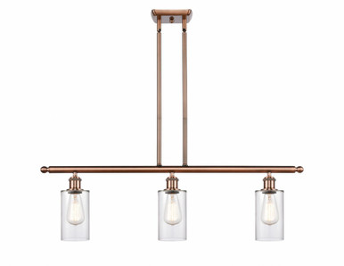 Clymer 3 Light Stem hung Island 9.38 Inch and 36 Inch Wide by Innovations - 516-3I-AC-G802
