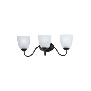 Stefan Three Light Vanity Light by Maxim - 10073FTBK