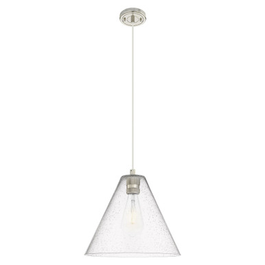 Crown Point 1 Light Cord Hung Pendant 12 Inch Wide by Innovations - 434-1P-12