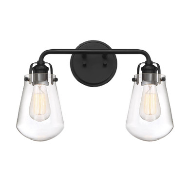 Elliott 2 Light Vanity Light by Designers Fountain - d216m-2b-mb