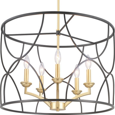 Landree 5 Light Medium Chandelier by Progress - P400178