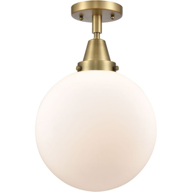 Beacon 100W 1 LED Semi Flush Mount 12.5 Inch X 10 Inch Wide by Innovations - 447-1C-G20-10-LED
