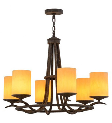 Octavia 6 Light Chandelier 33 x 36 Inch by Meyda Tiffany 156964 - 156964