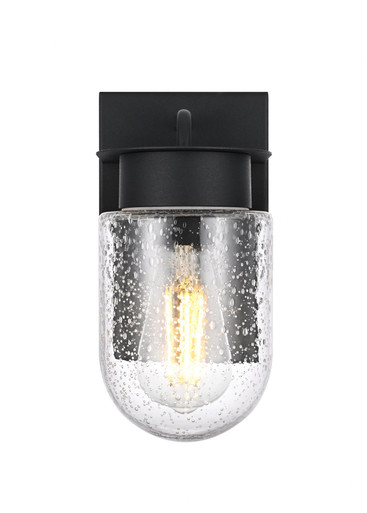 Rafael 1 Light Outdoor Wall Mount 9 Inch Tall and 5 Inch Wide by Elegant - OD414W8BK