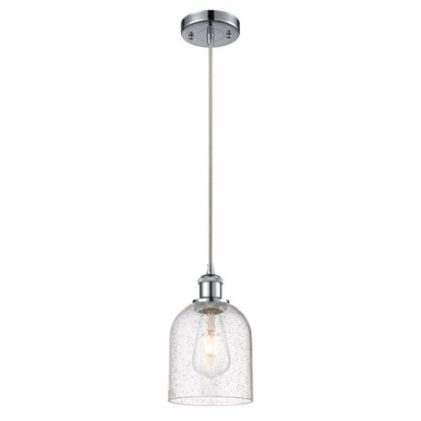 Bella 1 Light Mini Cord Hung Pendant 9.5 Inch Tall by Innovations - 516-1P-G558-6