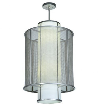 Cilindro Weave Tex 48W 4 LED Pendant 44.75 x 22.25 Inches by Meyda Tiffany - 133461