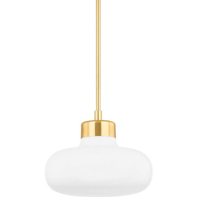 Eliana 1 Light Medium Pendant by Mitzi - H785701-AGB