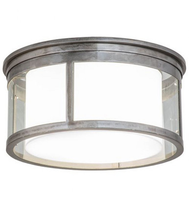 Cilindro Campbell 3 Light Flush Mount 9 x 19 In by Meyda Tiffany - 170812