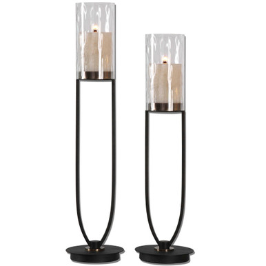 Durga 30.5 Inch Iron Work Candle Holders (Set of 2) by Uttermost - 18835