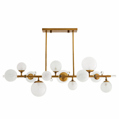 Troon 12 Light Chandelier 21 Inches Tall and 56 Inches Wide by Arteriors - 89330