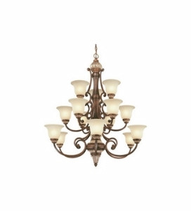 Bonita 15 Light Oversized 3 Tier Chandelier by Dolan - 2643-211