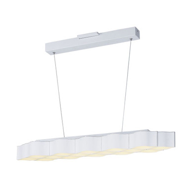 Billow 90.08W 16 LED Small Linear Pendant by ET2 - E24127-MW
