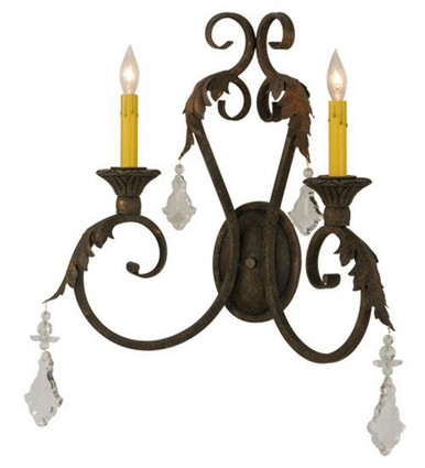Josephine 2 Light Wall Sconce 22 x 19 Inches by Meyda Tiffany - 116398