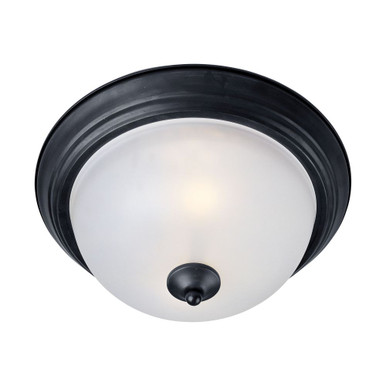 Essentials 584X 3 Light 15.5 Inch Wide Flush Mount by Maxim - 5842FTBK