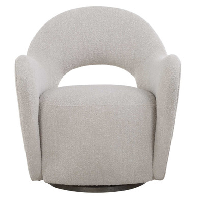 Wander Swivel Chair 32.75 Inch Tall and 28.25 Inch Wide by Uttermost - 23840