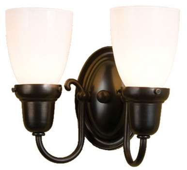 Saratoga Goblet 2 Light Wall Sconce 8 x 10 Inches by Meyda Tiffany - 36634