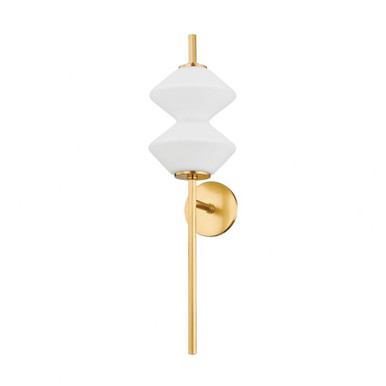 Barrow 1 LED Light Wall Sconce by Hudson Valley - 7400-AGB