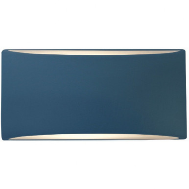 Ambiance 1 Light Small ADA Tapered Arc Wall Sconce by Justice Design - CER-5760