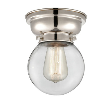 Beacon 1 Light Flush Mount 8.38 Inch Tall and 6 Inch Wide by Innovations - 623-1F-PN-G202-6