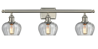 Fenton 3 Light Bath Vanity 8.5 Inch Tall and 26.5 Inch Wide by Innovations - 516-3W-SN-G92