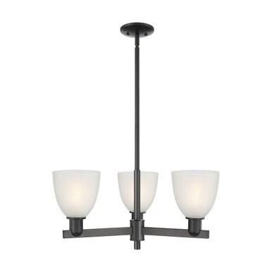 Castile 3 Light Stem Hung Chandelier 11 Inch X 27.75 Inch by Innovations - 716-3CR-G38