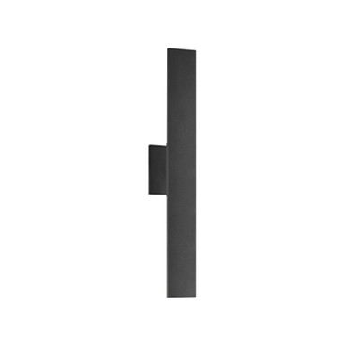 Wheatherly 23W 1 LED Outdoor Wall Sconce 24 Inch Tall by dainolite - WEA-2423LEDW-MB