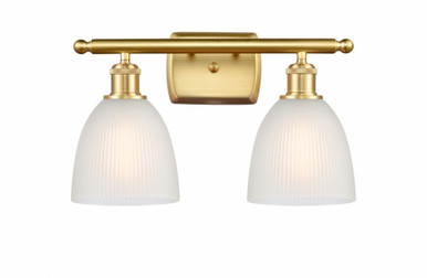 Castile 2 Light Bath Vanity 10 Inch Tall and 16 Inch Wide by Innovations - 516-2W-SG-G381