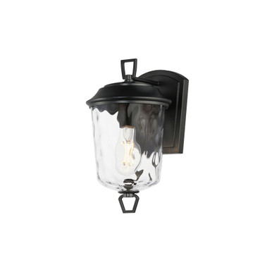 Prescott 1 Light Outdoor Wall Mount 12.5 Inch Tall and 7 Inch Wide by Maxim - 34211WGDBZ