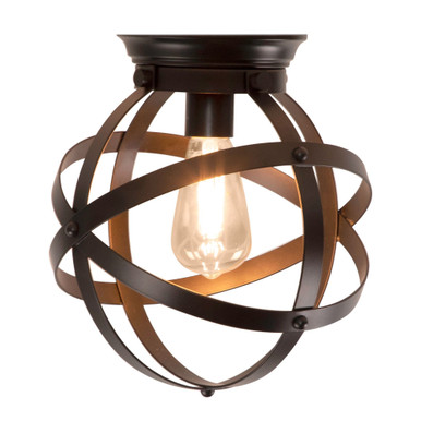 Eli 1 Light 9.88 Inch Wide Flush Mount by Designers Fountain - 1263-orb