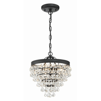 Calypso 3 Light Medium Pendant by Crystorama - 130