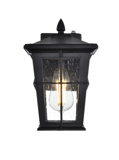 Bodine 1 Light Outdoor Wall Sconce 11.5 Inch Tall X 7 Inch Wide by Elegant - OD337W12BK