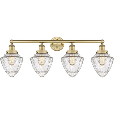 Bullet 4 Light Bath Vanity 13.25 Inch Tall and 34 Inch Wide by Innovations - 616-4W-BB-G664-7