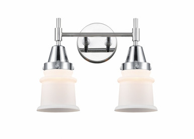 Canton 2 Light Bell Shape Vanity Light 14.25 Inch Wide by Innovations - 447-2W-G18S