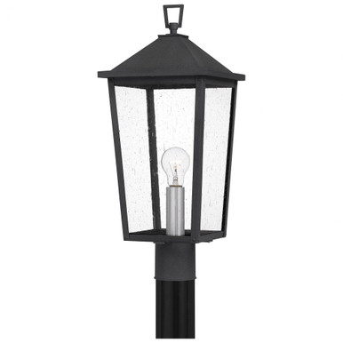 Stoneleigh 1 Light Outdoor Post Lantern 22 x 9.25 Inches by Quoizel  - STNL9009MB
