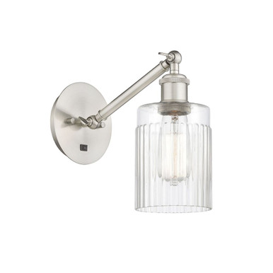 Hadley 1 Light Adjustable Wall Sconce 9 and 4.5 Inch Wide by Innovations - 317-1W-SN-G342