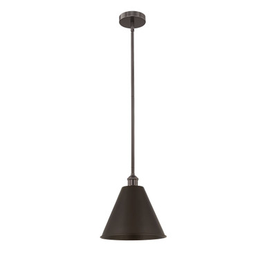 Berkshire Metal 100W 1 LED Stem Hung Mini Pendant 12.5 X 12 by Innovations - 616-1S-OB-MBC-12-OB-LED