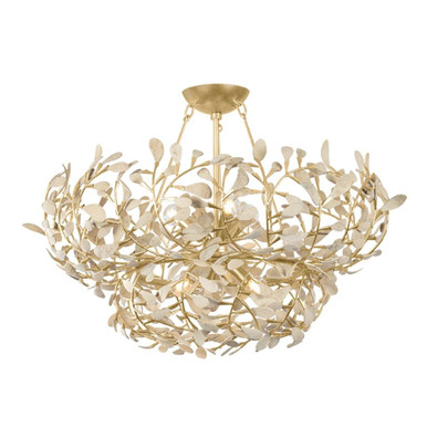Maybrook 6 Light Chandelier 16 Inch Tall and 28 Inch Wide by Hudson Valley - 4456-VGL