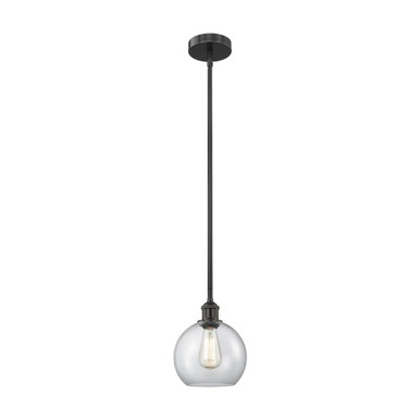 Athens 1 Light Stem Hung Mini Pendant 9.5 Inch X 8 Inch Wide by Innovations - 616-1S-G12-8