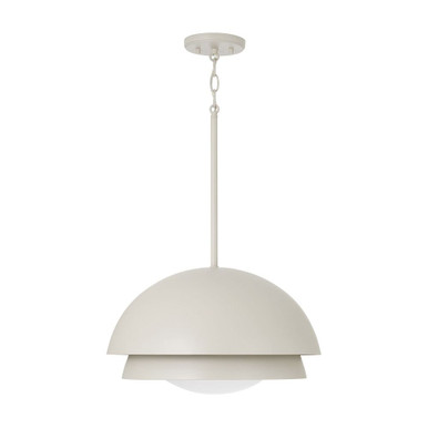 Jensen 1 Light Pendant 10.5 Inch Tall and 17.25 Inch Wide by Capital - 359211
