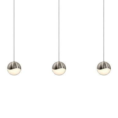 Grapes 3 LED Medium Pendant 3.25 Inch Tall and 37.25 Inch Wide by Sonneman - 2920-MED