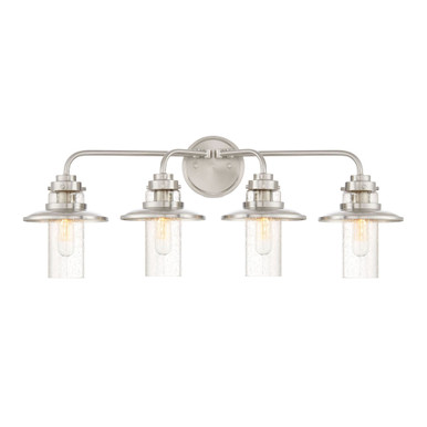 Hudson 4 Light Vanity Light 29.75 Inch Tall by Designers Fountain - 91504-sp