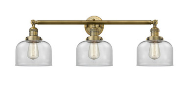Bell 3 Light Bath Vanity 11 Inch Tall and 32 Inch Wide by Innovations - 205-BB-G72