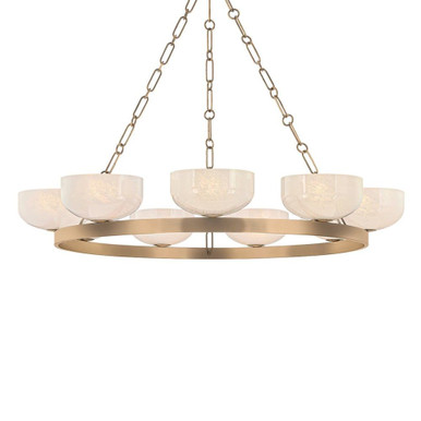 Caelum 9 Light Chandelier 6 Inch Tall and 44.5 Inch Wide by Troy - F1345-PBR