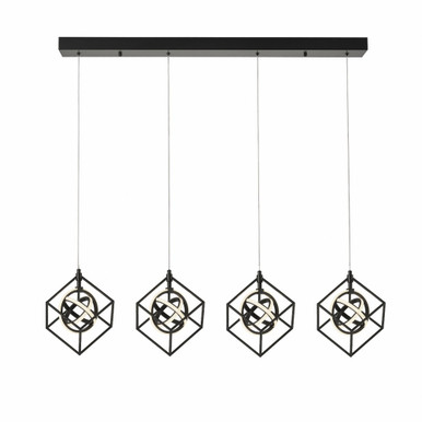 Tulip 40W 4 LED Light Oversized Island Pendant by Artcraft - AC1012