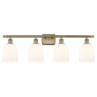Bella 4 Light Industrial Vanity Light 35.5 Inch Wide by Innovations - 516-4W-G558-6