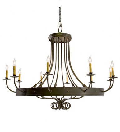 Silvana 10 Light Chandelier 42 x 50 Inches Wide by Meyda Tiffany - 116321