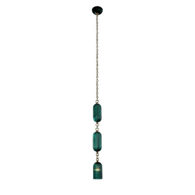 Verde 1 Light Mini Pendant by Kalco - 519611STB