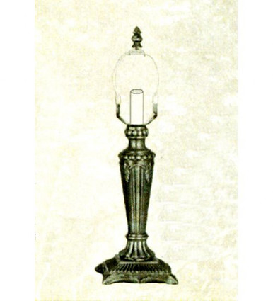 Mini Fluted Fleur 1 Light Table Lamp Base by Meyda Tiffany - 26312