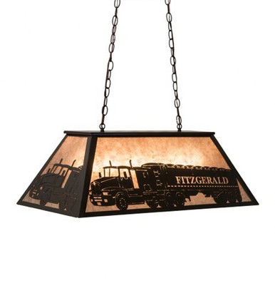 Personalized Fitzgerald 6 Light Oblong Pendant 20.5 x 17 Inch by Meyda - 180504